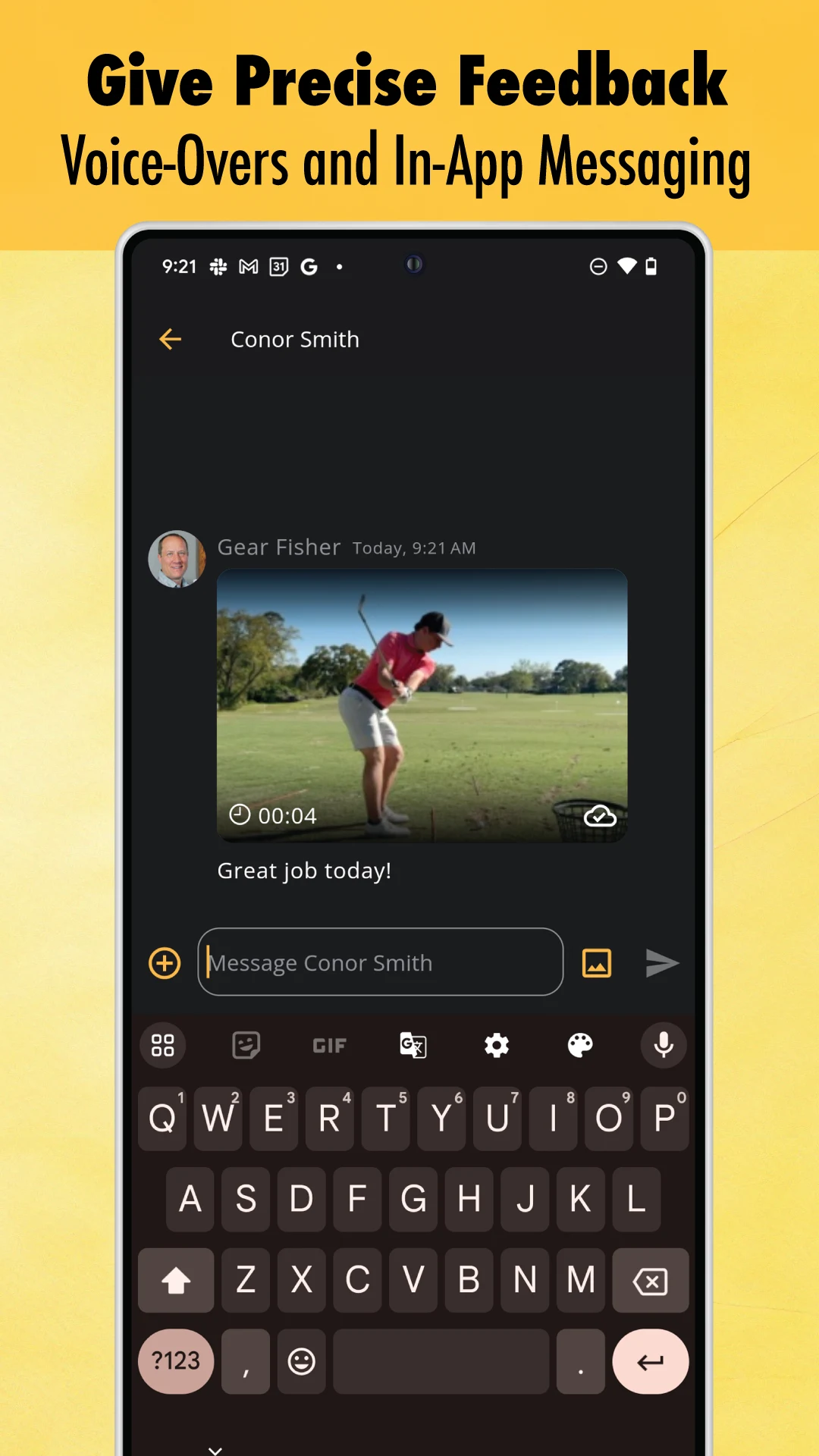 Onform: Video Analysis App screenshot